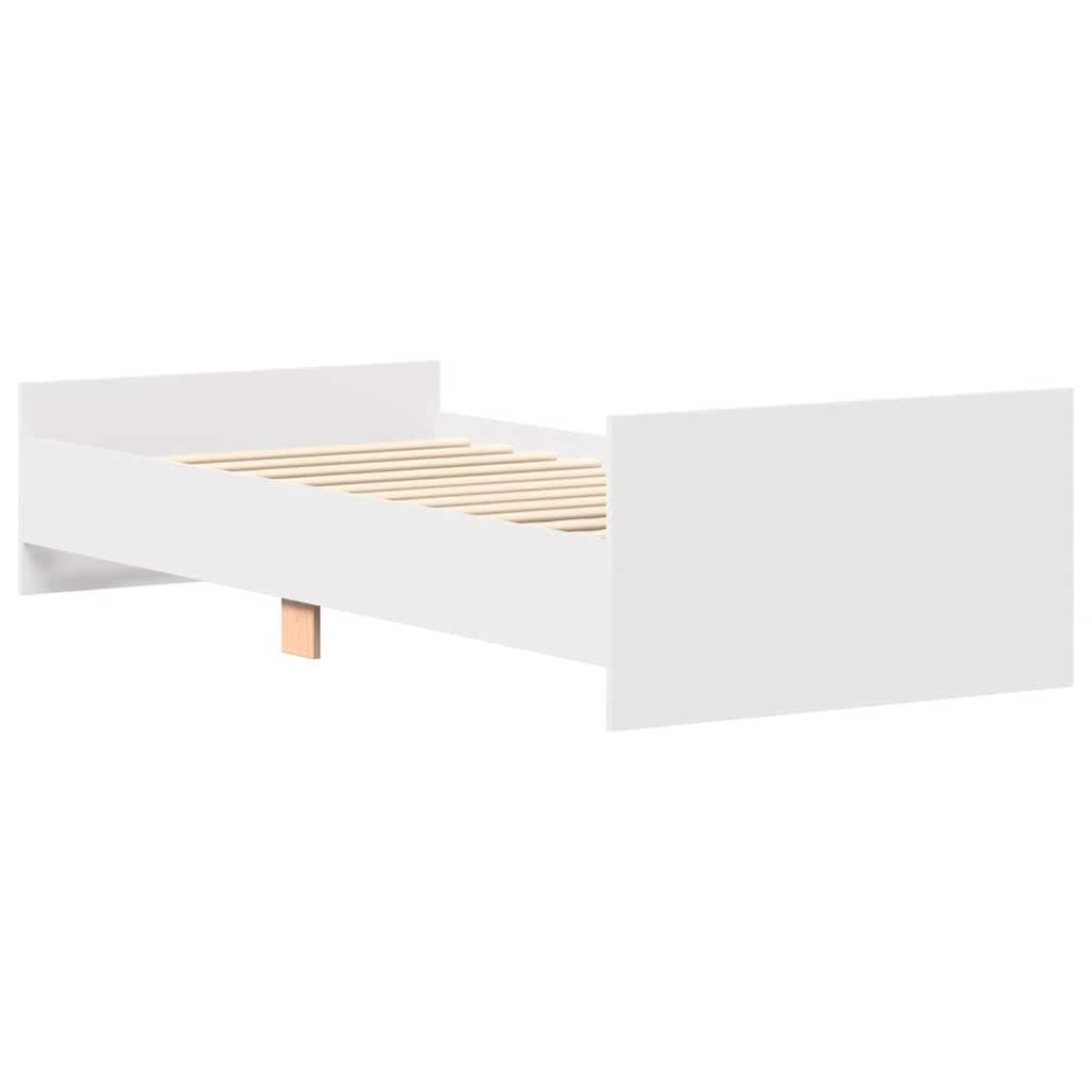 Giroletto Bianco 90x190 cm in Legno Multistrato - homemem39