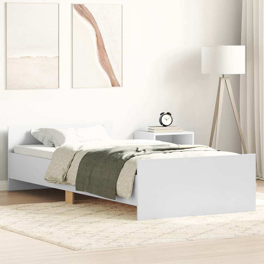 Giroletto Bianco 90x190 cm in Legno Multistrato | homemem39