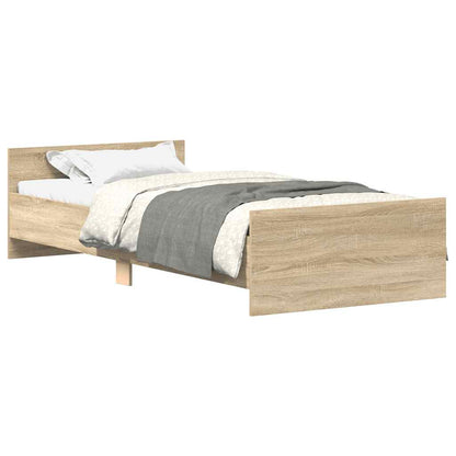 Giroletto senza Materasso Rovere Sonoma 90x190 cm in Truciolato | homemem39