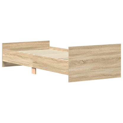 Giroletto senza Materasso Rovere Sonoma 90x190 cm in Truciolato | homemem39