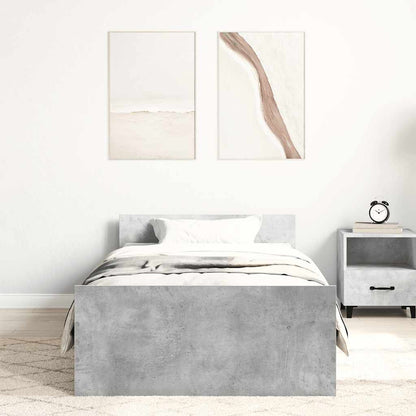 Giroletto Grigio Cemento 90x190 cm in Legno Multistrato - homemem39