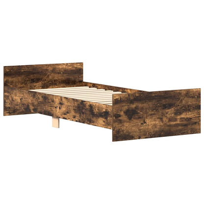 Giroletto senza Materasso Rovere Fumo 90x190 cm in Truciolato | homemem39