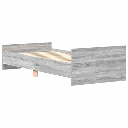 Giroletto Grigio Sonoma 90x190 cm in Legno Multistrato - homemem39