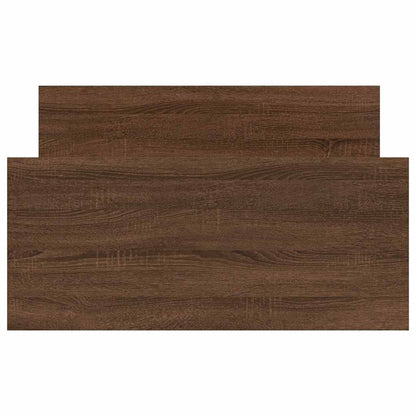 Giroletto senza Materasso Rovere Marrone 90x190cm in Truciolato - homemem39