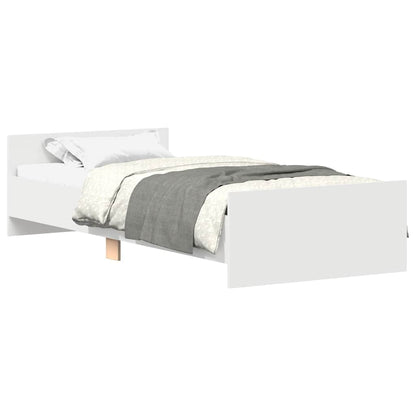 Giroletto Bianco 75x190 cm Small Single in Legno Multistrato