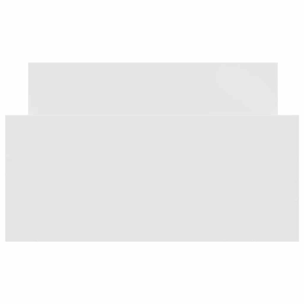 Giroletto Bianco 75x190 cm Small Single in Legno Multistrato - homemem39