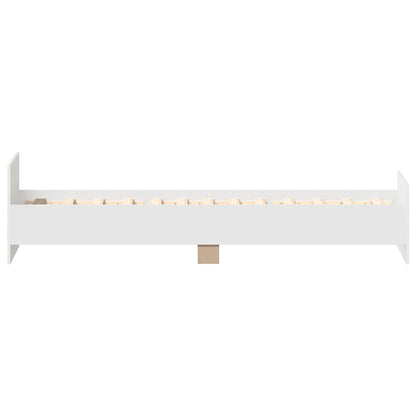 Giroletto Bianco 75x190 cm Small Single in Legno Multistrato | homemem39