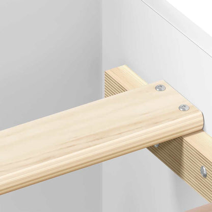 Giroletto Bianco 75x190 cm Small Single in Legno Multistrato
