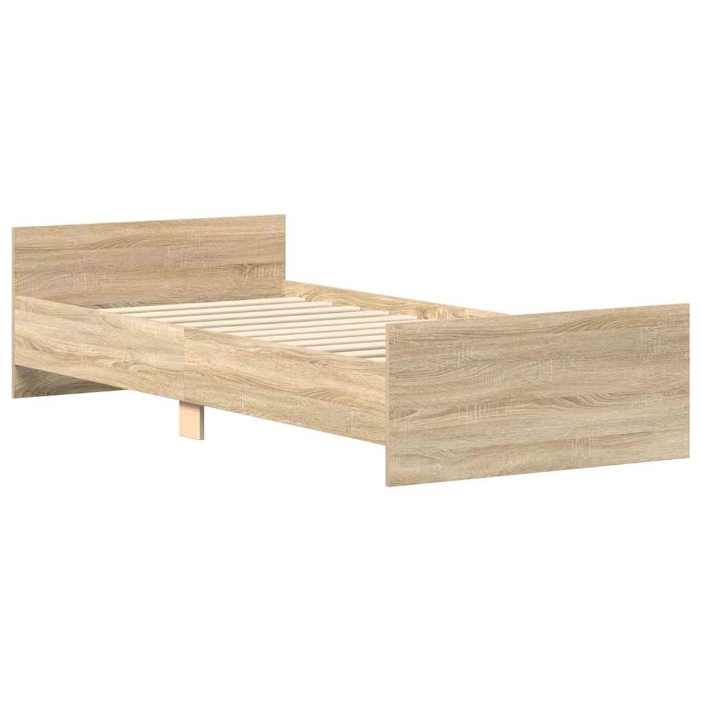 Giroletto senza Materasso Rovere Sonoma 75x190 cm in Truciolato | homemem39