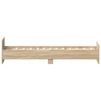 Giroletto senza Materasso Rovere Sonoma 75x190 cm in Truciolato | homemem39