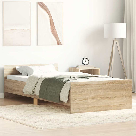 Giroletto senza Materasso Rovere Sonoma 75x190 cm in Truciolato | homemem39
