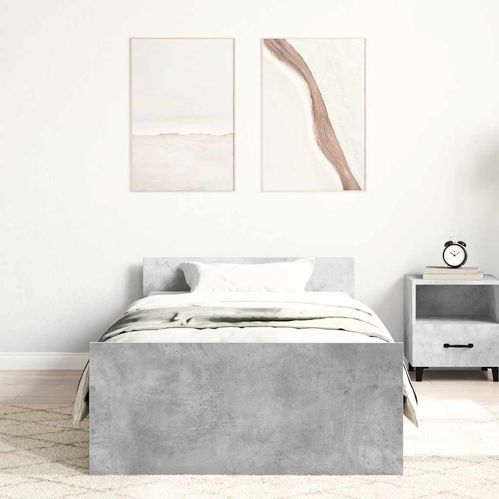 Giroletto Grigio Cemento 75x190 cm Small Single Multistrato | homemem39