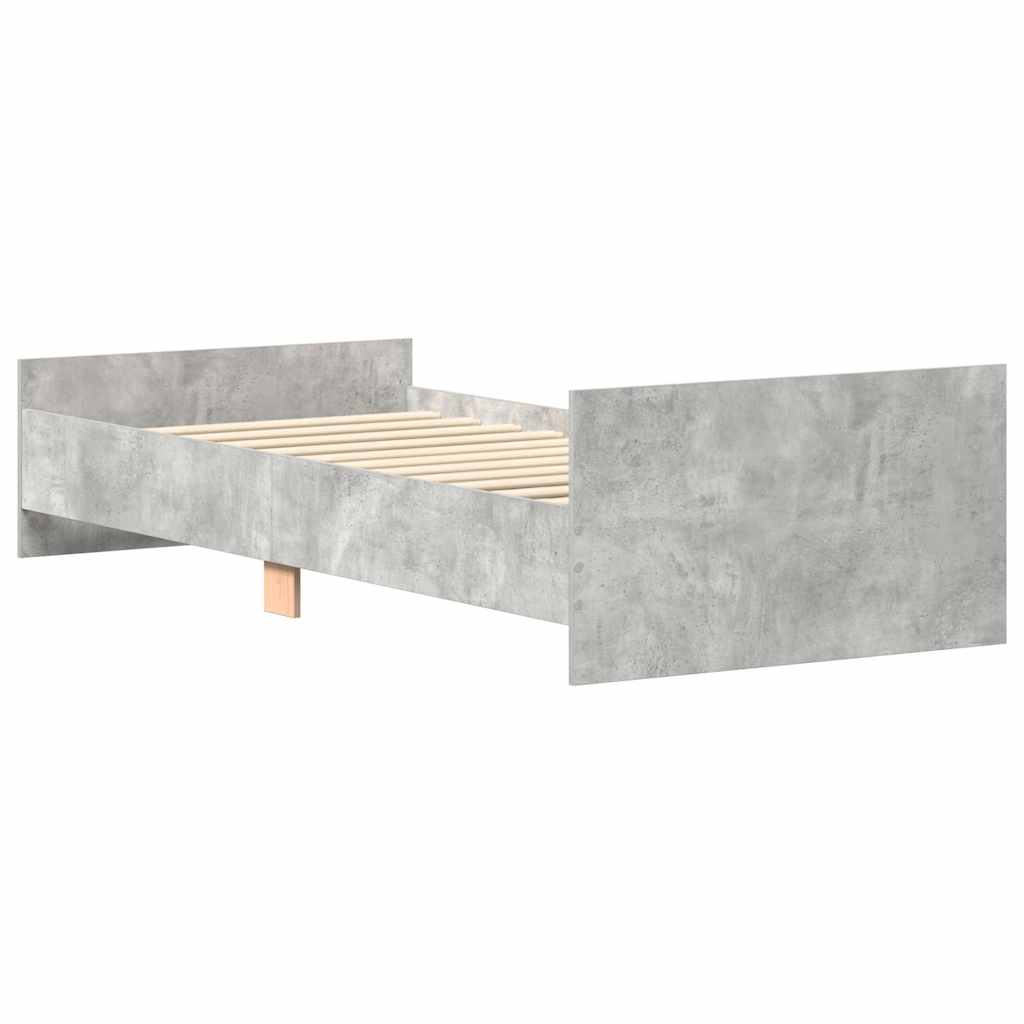 Giroletto Grigio Cemento 75x190 cm Small Single Multistrato - homemem39