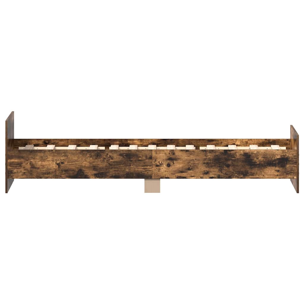 Giroletto senza Materasso Rovere Fumo 75x190 cm in Truciolato | homemem39