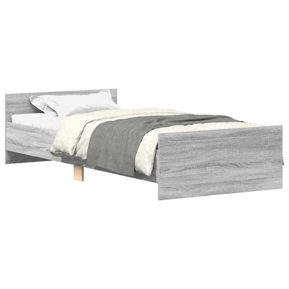 Giroletto Grigio Sonoma 75x190cm Small Single Legno Multistrato | homemem39