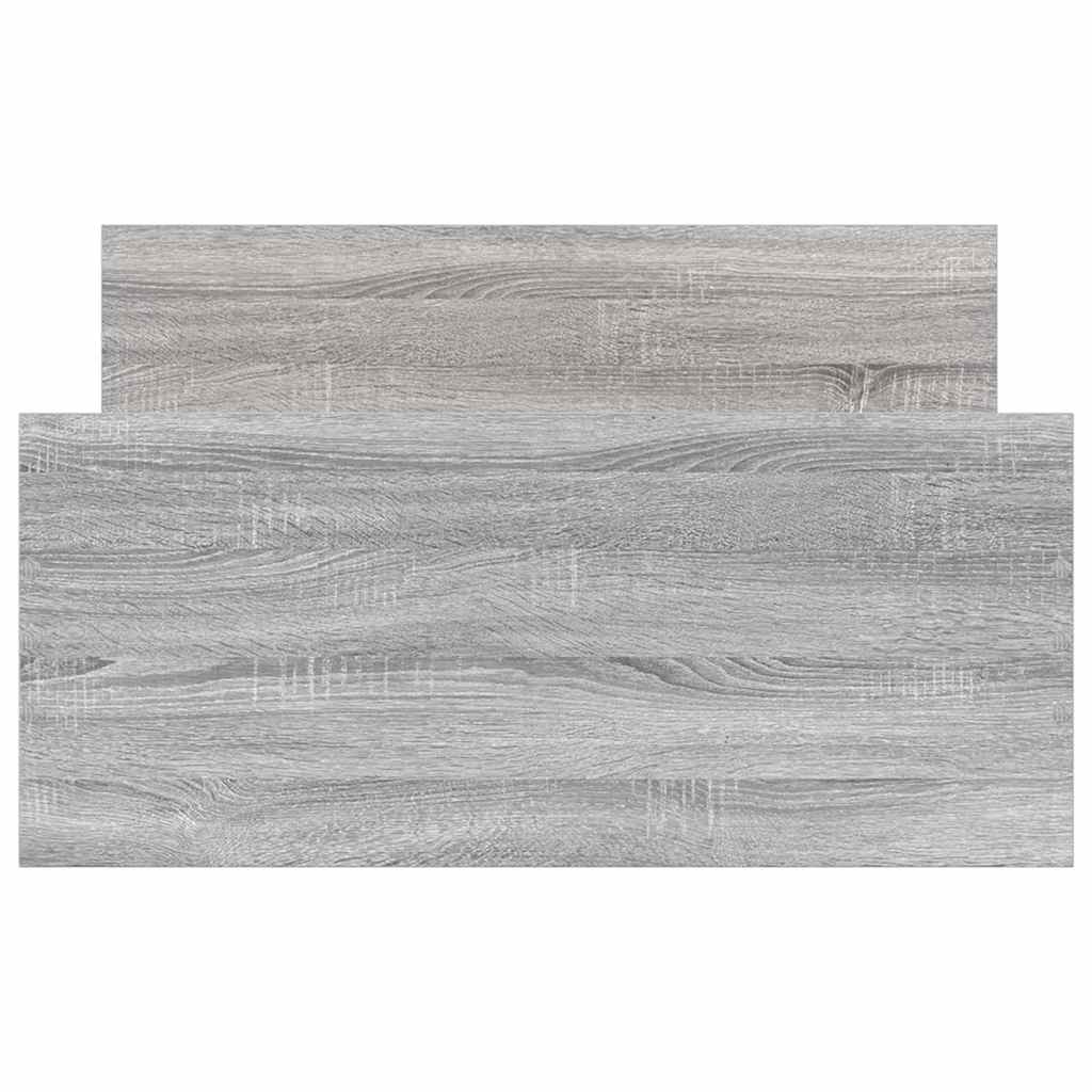 Giroletto Grigio Sonoma 75x190cm Small Single Legno Multistrato | homemem39