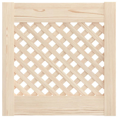 Ante con Design a Reticolo 2 pz 39,5x39,5 cm in Legno di Pino