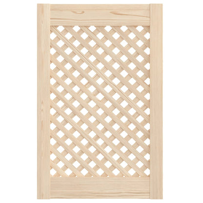 Ante con Design a Reticolo 2 pz 39,5x61,5 cm in Legno di Pino