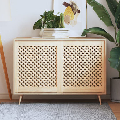 Ante con Design a Reticolo 2 pz 59,5x69 cm in Legno di Pino - homemem39