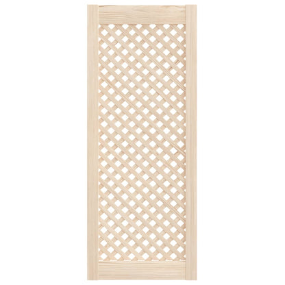 Ante con Design a Reticolo 2 pz 39,5x99 cm in Legno di Pino | homemem39