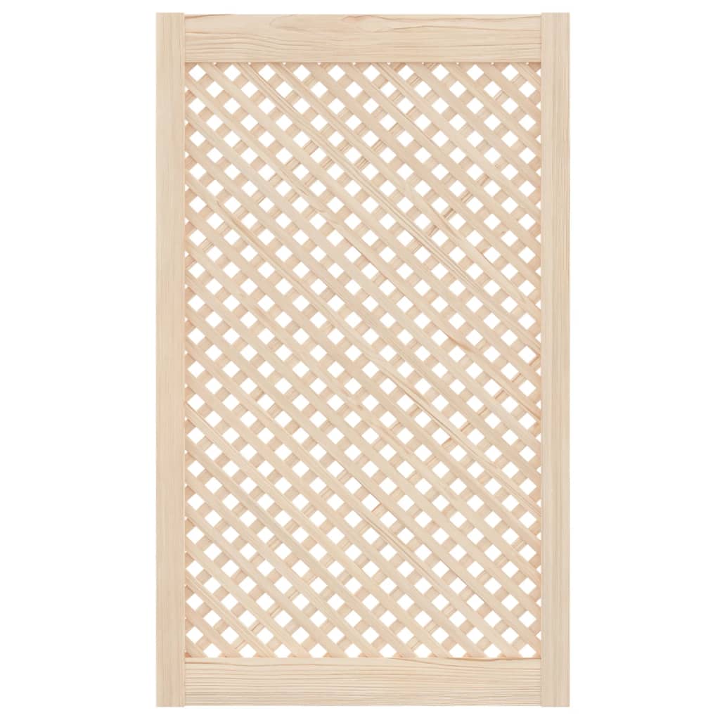 Ante con Design a Reticolo 2 pz 59,5x99 cm in Legno di Pino