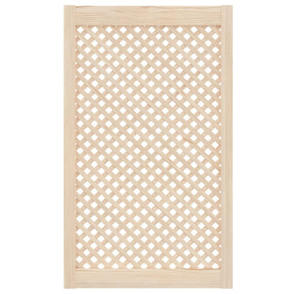 Ante con Design a Reticolo 2 pz 59,5x99 cm in Legno di Pino