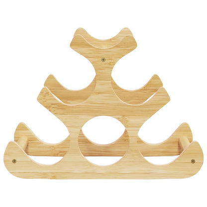 Portabottiglie di Vino per 6 Bottiglie 35x18x25,5 cm in Bambù - homemem39