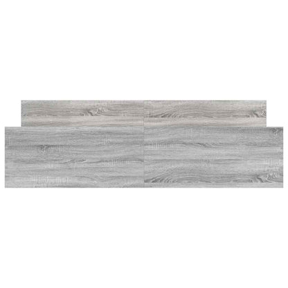 Giroletto con Testiera e Pediera Grigio Sonoma 200x200 cm - homemem39