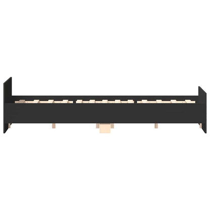 Giroletto con Testiera e Pediera Nero 120x200 cm | homemem39