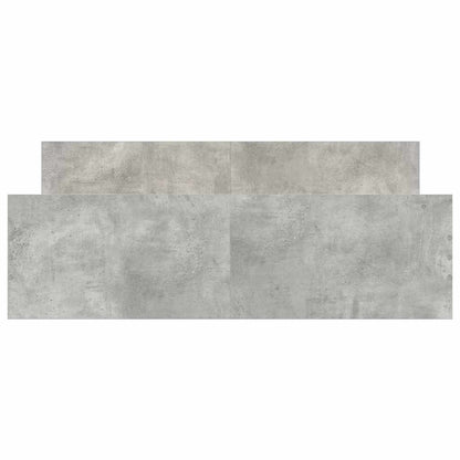 Giroletto con Testiera e Pediera Grigio Cemento 120x200 cm | homemem39
