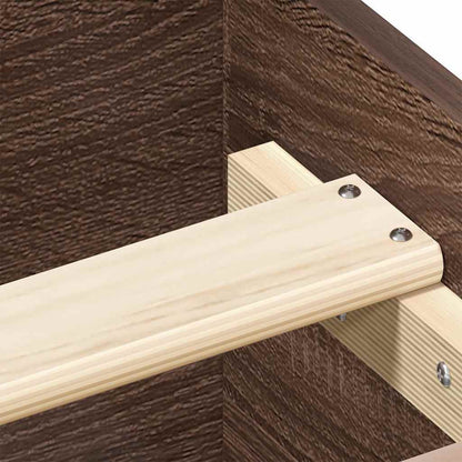 Giroletto con Testiera e Pediera Rovere Marrone 120x200 cm | homemem39