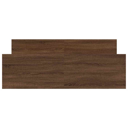 Giroletto con Testiera e Pediera Rovere Marrone 140x200 cm - homemem39