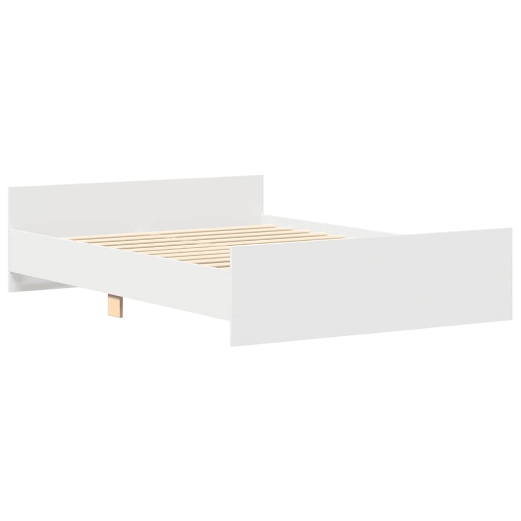Giroletto con Testiera e Pediera Bianco 150x200 cm | homemem39