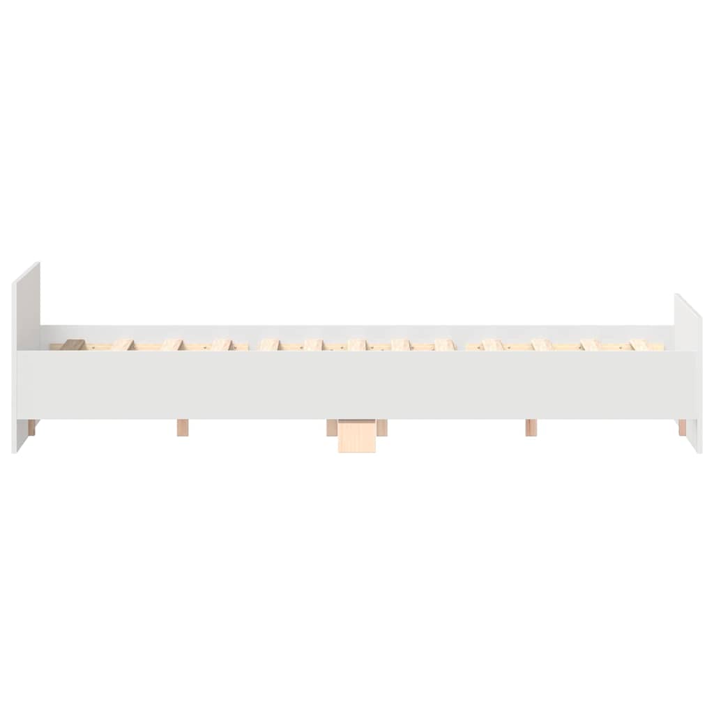 Giroletto con Testiera e Pediera Bianco 150x200 cm | homemem39