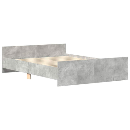 Giroletto con Testiera e Pediera Grigio Cemento 150x200 cm | homemem39