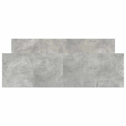 Giroletto con Testiera e Pediera Grigio Cemento 150x200 cm - homemem39