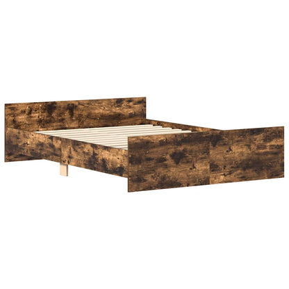 Giroletto con Testiera e Pediera Rovere Fumo 150x200 cm | homemem39