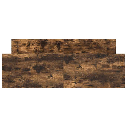 Giroletto con Testiera e Pediera Rovere Fumo 150x200 cm - homemem39