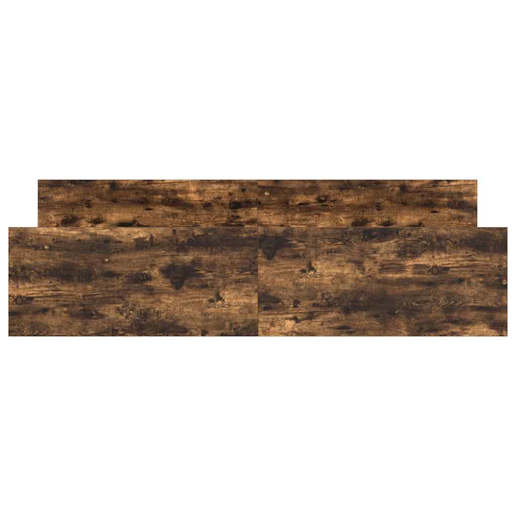 Giroletto con Testiera e Pediera Rovere Fumo 160x200 cm | homemem39