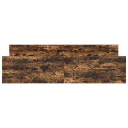 Giroletto con Testiera e Pediera Rovere Fumo 160x200 cm | homemem39