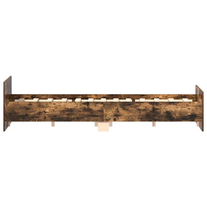 Giroletto con Testiera e Pediera Rovere Fumo 120x190 cm | homemem39