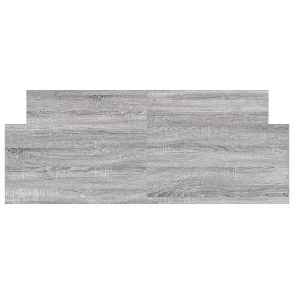 Giroletto con Testiera e Pediera Grigio Sonoma 120x190 cm | homemem39