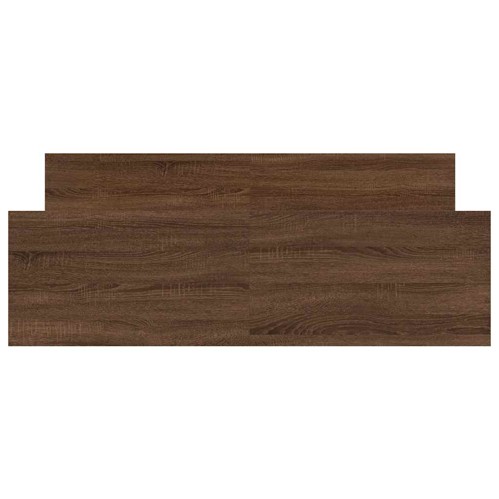 Giroletto con Testiera e Pediera Rovere Marrone 120x190 cm | homemem39