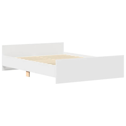 Giroletto con Testiera e Pediera Bianco 140x190 cm | homemem39