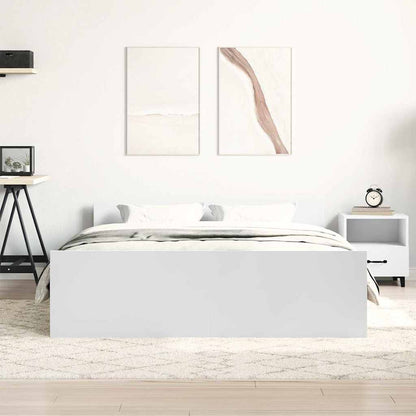 Giroletto con Testiera e Pediera Bianco 140x190 cm | homemem39