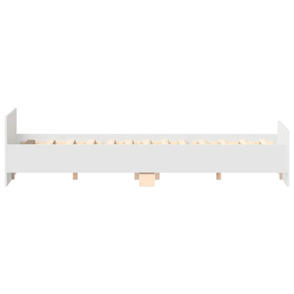 Giroletto con Testiera e Pediera Bianco 140x190 cm | homemem39