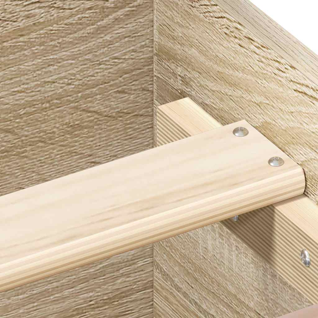 Giroletto con Testiera e Pediera Rovere Sonoma 140x190 cm | homemem39