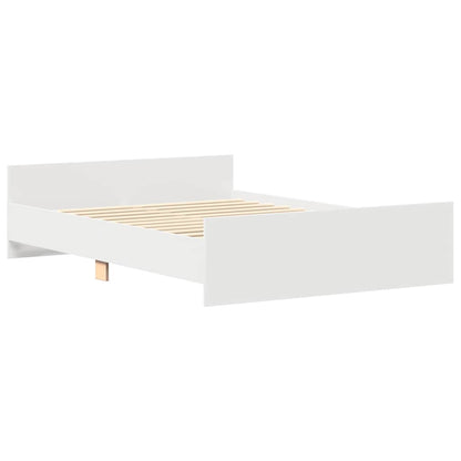Giroletto con Testiera e Pediera Bianco 135x190 cm | homemem39