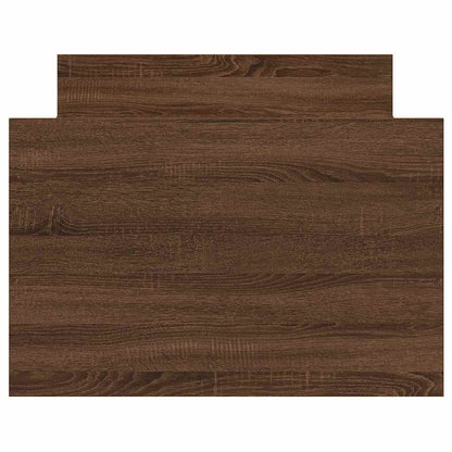 Giroletto con Testiera e Pediera Rovere Marrone 90x200 cm | homemem39