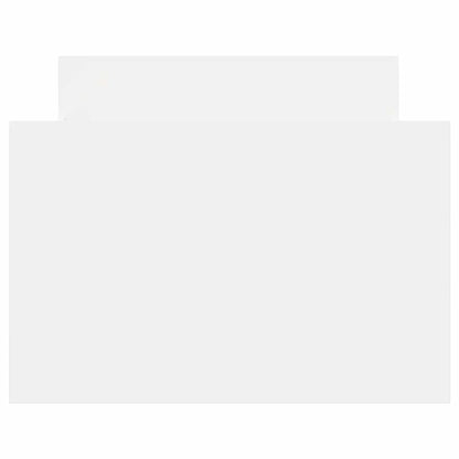 Giroletto con Testiera e Pediera Bianco 75x190 cm - homemem39